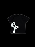 EF BIG LOGO TEE - BLACK