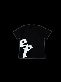 EF BIG LOGO TEE - BLACK