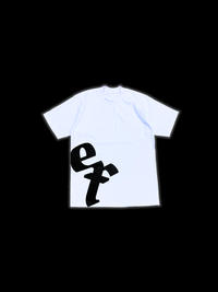 EF BIG LOGO TEE - WHITE