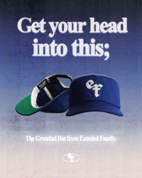 Extnded Family Grandad Hat - Navy