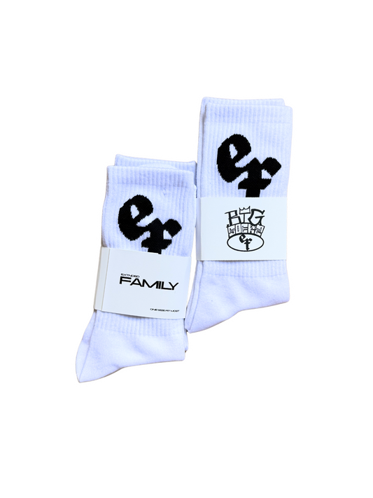 EF BIG SOCKS WHITE