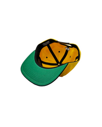 · 100% cotton twill – breathable and built to last.
· Classic OG Panel structure – keeps its shape through wear.
 · Vintage visor with the green under brim for the connoisseur.
· Adjustable strap – fits most head sizes comfortably.
· Unisex design – made for everyone, everyday.
· Embroidered EF logo – clean, minimal branding.