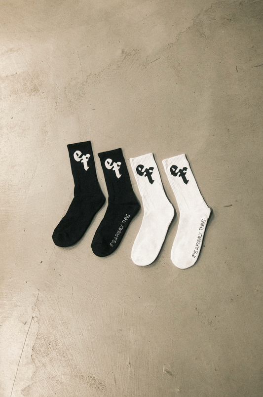 EF BIG SOCKS BLACK